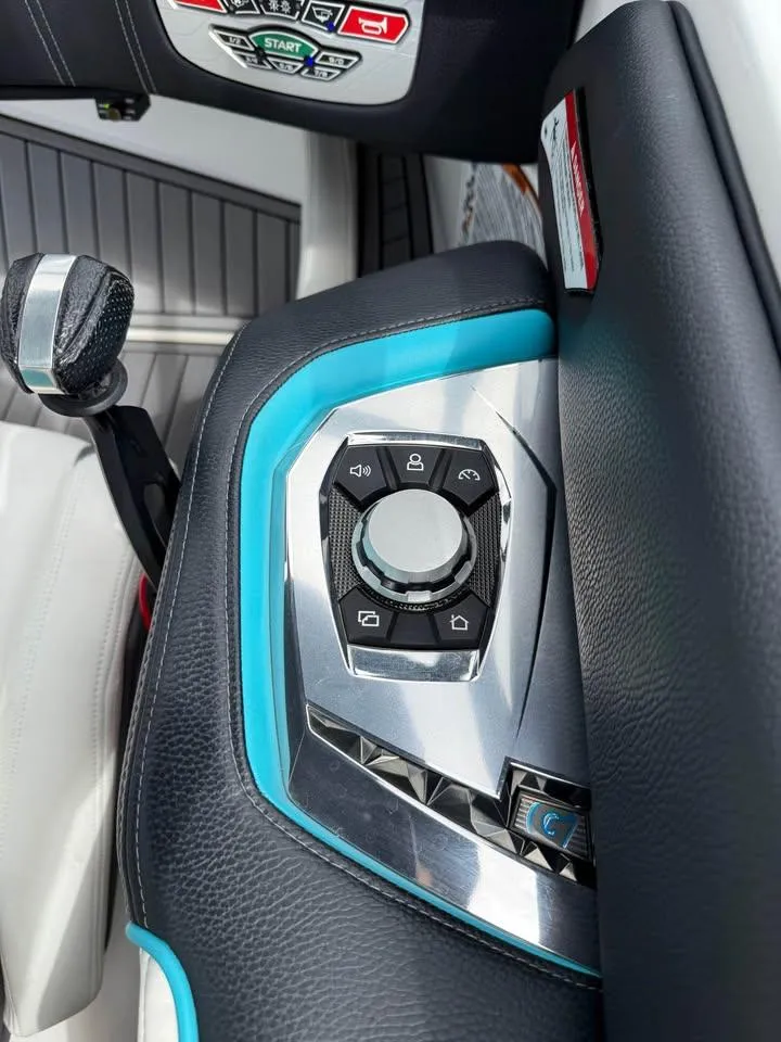 Slide: The Image of 2020 Nautique Super Air Nautique G21 control panel with sleek design and modern features. - 13