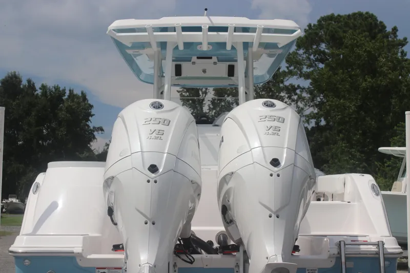 Slide: The Image of 2026 Sea Fox 288 Commander with twin Yamaha 250 V6 outboard engines. - 8