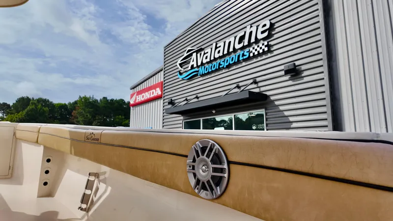 Slide: The Image of 2024 Sea Chaser 35 HFC Bluewater Series boat at Avalanche Motorsports dealership. - 18