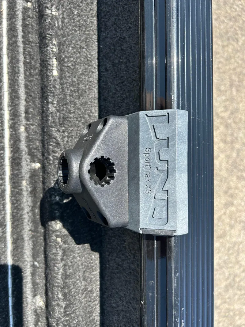 Slide: The Image of Lund SportTrak accessory mount on 2014 Lund 1625 Rebel XL SS boat. - 17