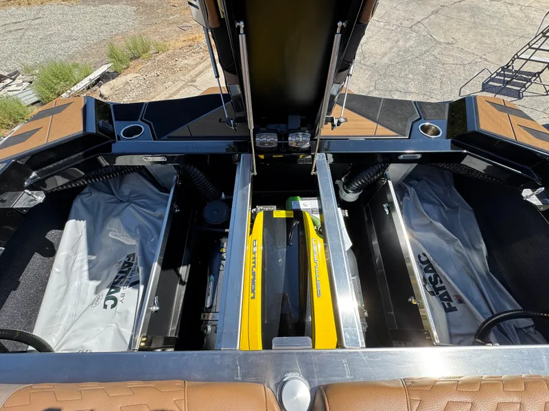 Slide: The Image of 2025 Centurion RI 245 boat engine compartment with FatSac ballast system. - 8