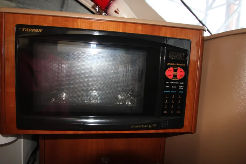 Slide: The Image of Tappan convection microwave grill inside a 2007 Meridian 391 Sedan yacht kitchen. - 32