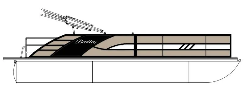 Slide: The Image of Bentley Pontoons ELITE SWINGBACK 253 2026 - 1