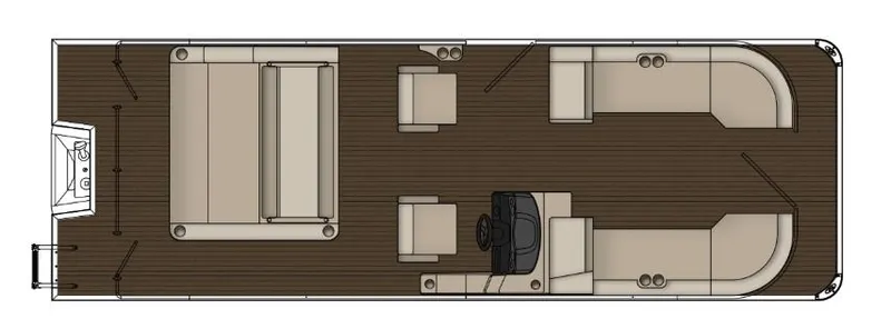 Slide: The Image of Bentley Pontoons ELITE SWINGBACK 253 2026 - 2