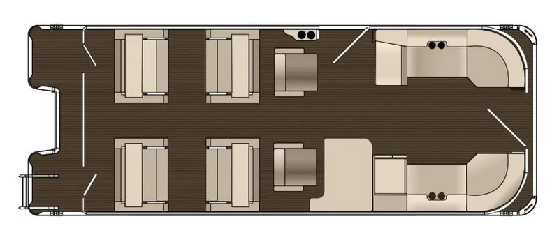 Slide: The Image of Bentley Pontoons Legacy Quad Swing Back 223 2026 - 4