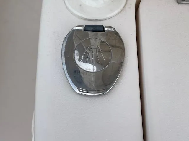 Slide: The Image of Chrome shower symbol on 2012 Grady-White 271 Canyon boat. - 39