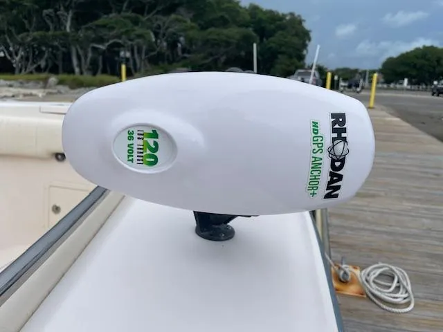 Slide: The Image of Rhodan HD GPS Anchor+ mounted on 2012 Grady-White 271 Canyon boat. - 7