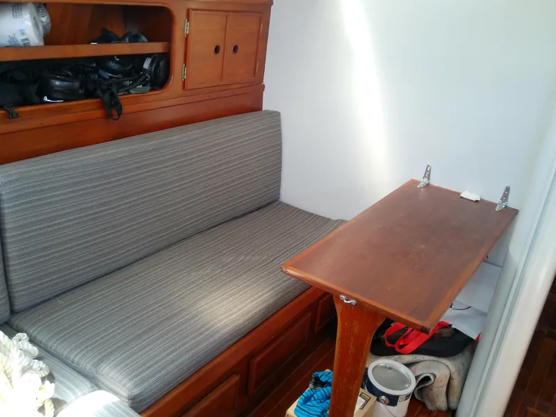 Slide: The Image of Red engine of a 1980 Whitby Yachts 42. - 21