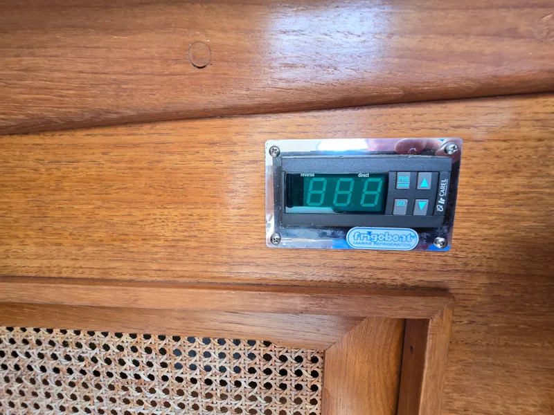 Slide: The Image of Digital display on wooden panel of 1984 Bristol 31.1 boat. - 23