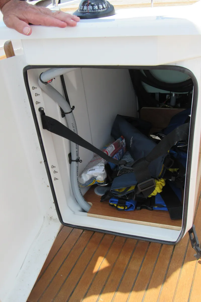 Slide: The Image of Cockpit Table Storage Area - 23