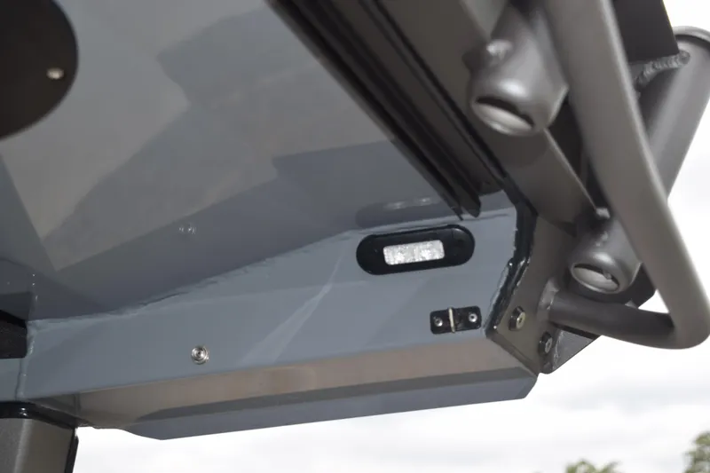 Slide: The Image of Close-up of 2026 Stabicraft 2050 Supercab Sportfish boat's underside detailing. - 19