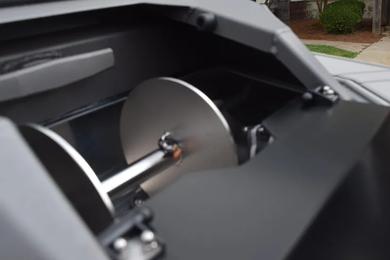 Slide: The Image of Close-up of 2026 Stabicraft 2050 Supercab Sportfish boat's mechanical component. - 5