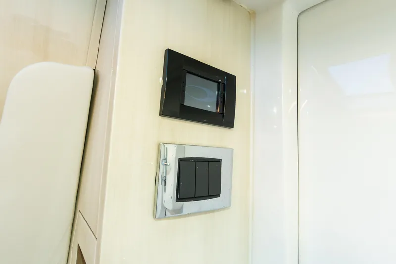 Slide: The Image of Interior switches on 2023 HCB 42 Lujo yacht, featuring modern design and sleek finishes. - 20