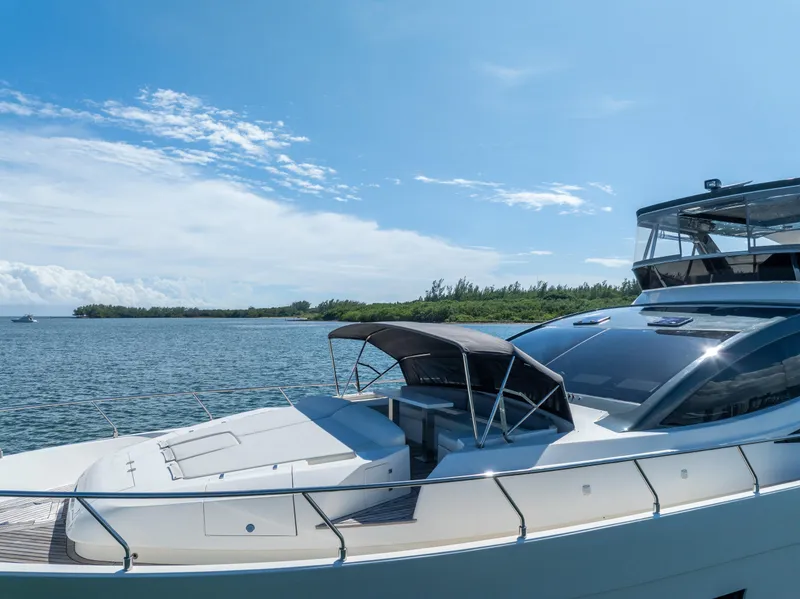 Slide: The Image of Luxury Astondoa 80 GLX yacht cruising on a sunny day, 2016 model. - 23
