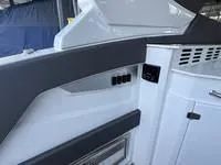 Slide: The Image of 2022 Cruisers 42 GLS yacht interior with sleek design and modern features. - 12