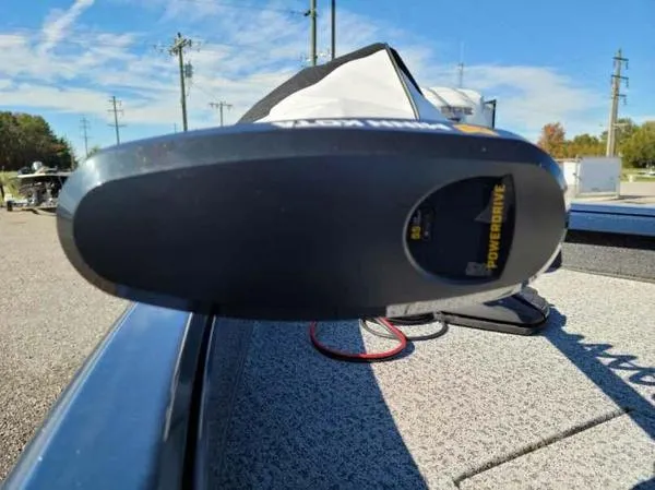 Slide: The Image of 2021 Ranger VS1660T boat with PowerDrive motor on a sunny day. - 4