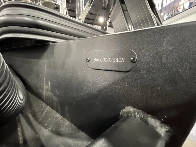 Slide: The Image of Close-up of Balise Horizon 26C 2025 model with serial number plate. - 14