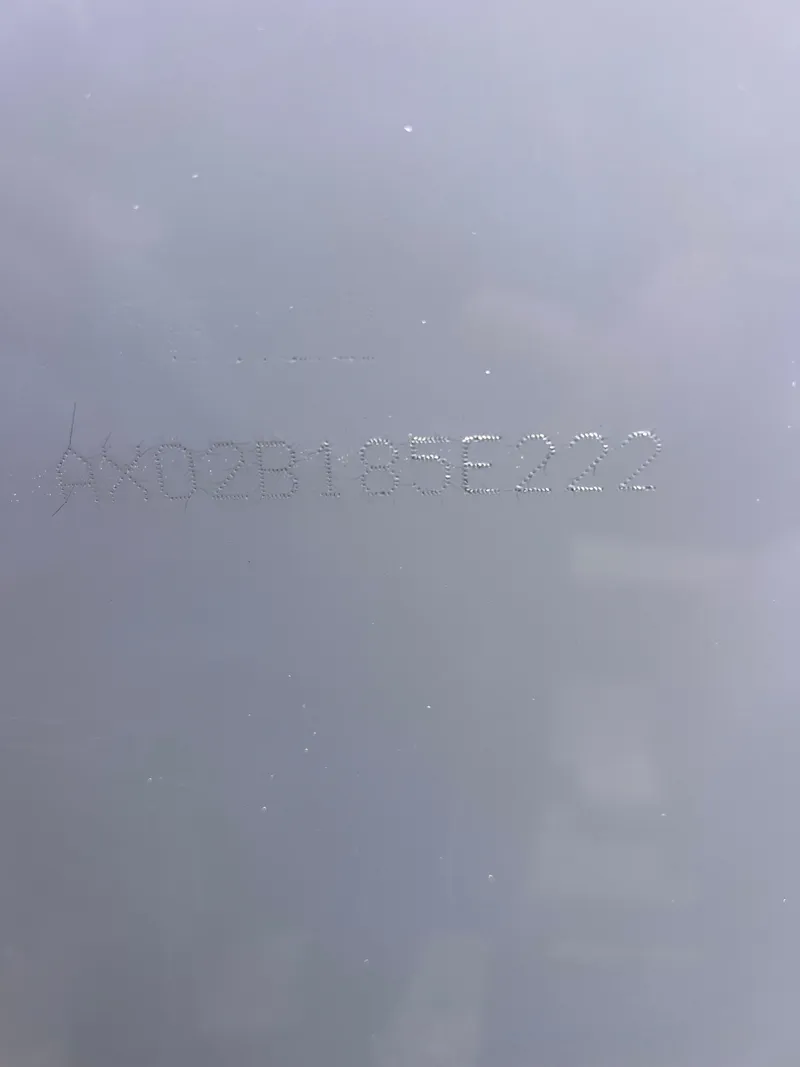 Slide: The Image of Hull identification number on 2022 Axopar 22 T-Top boat. - 16