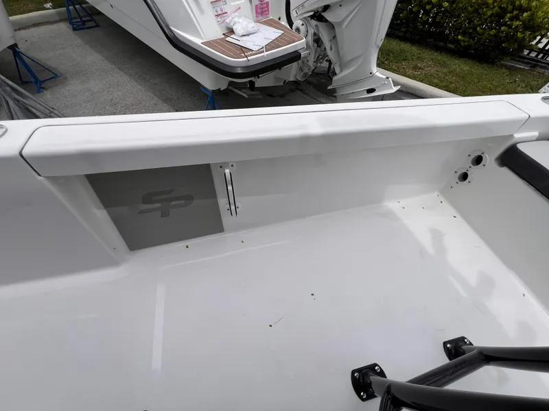 Slide: The Image of 2026 Sea Pro 230 DLX boat interior, showcasing sleek design and spacious layout. - 41