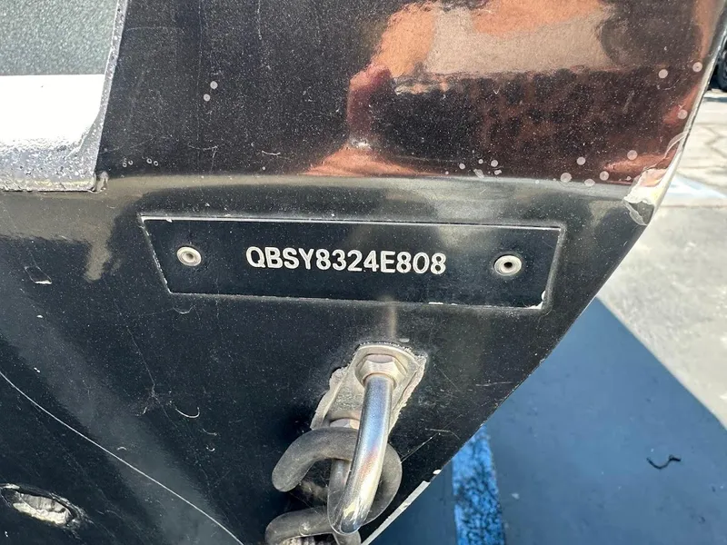 Slide: The Image of Hull identification number on a 2008 Jetcraft 1925 Adventurer boat. - 11