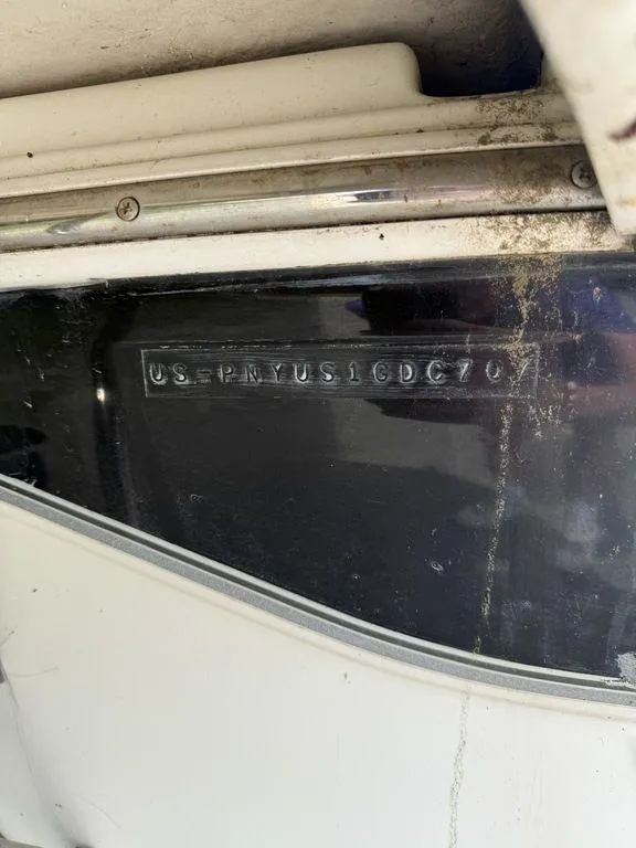 Slide: The Image of 2007 Stingray 220DR boat hull identification number (HIN) displayed on the side. - 5