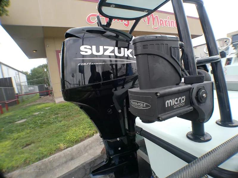 Slide: The Image of 2016 Ankona Copperhead with Suzuki Four Stroke engine and Power-Pole Micro Anchor. - 20
