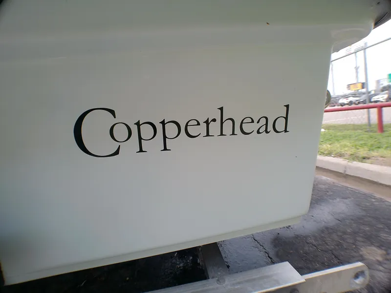 Slide: The Image of 2016 Ankona Copperhead boat with model name displayed on the side. - 7