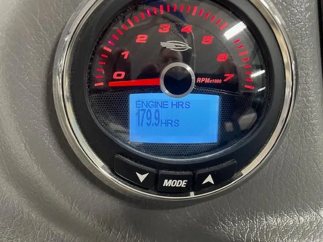 Slide: The Image of 2017 Chaparral 226 SSi tachometer displaying 179.9 engine hours. - 14