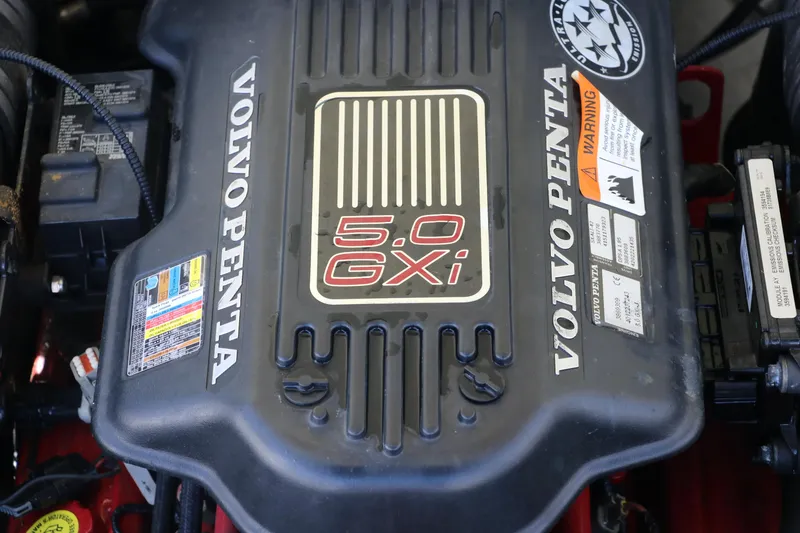Slide: The Image of Volvo Penta 5.0 GXi engine in 2008 Four Winns 224 Funship boat. - 33