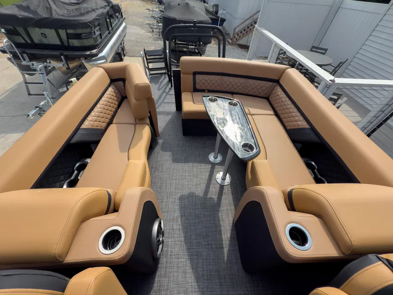 Slide: The Image of Godfrey Aquapatio 23'-25' Ultra Lounge Tritoon - 235 ULC 2026 - 67