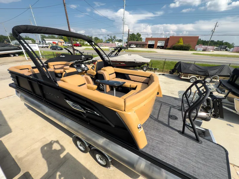 Slide: The Image of Godfrey Aquapatio 23'-25' Ultra Lounge Tritoon - 235 ULC 2026 - 70