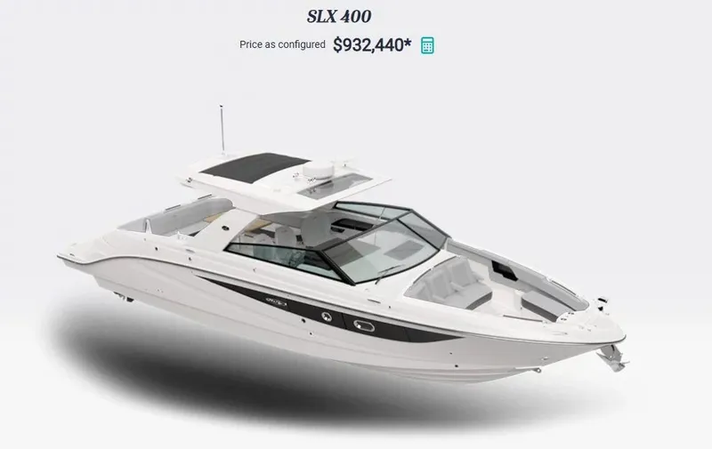 Slide: The Image of Sea Ray SLX 400 2026 - 2