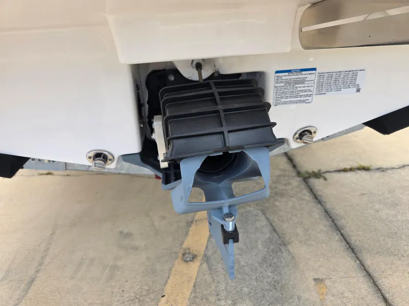 Slide: The Image of 2025 Yamaha Boats AR195 jet propulsion system close-up. - 14