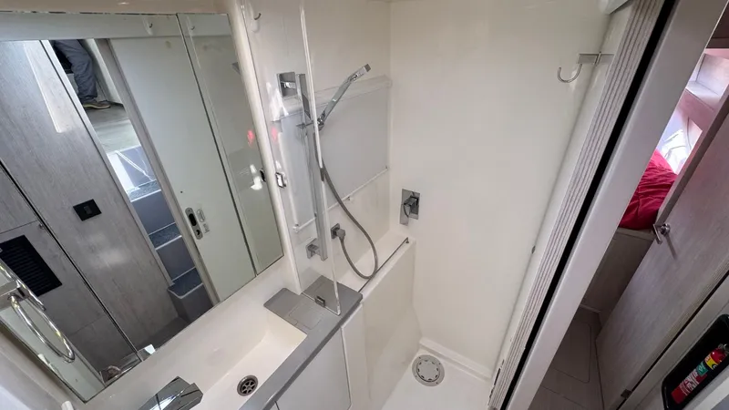 Slide: The Image of 2018 Leopard Power Cat Port Side Companionway - 27