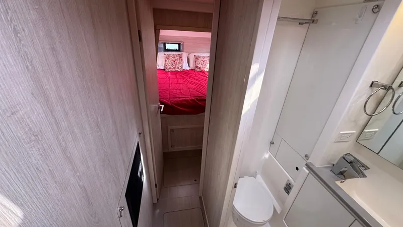 Slide: The Image of 2018 Leopard Power Cat Port Side Forward Stateroom - 32
