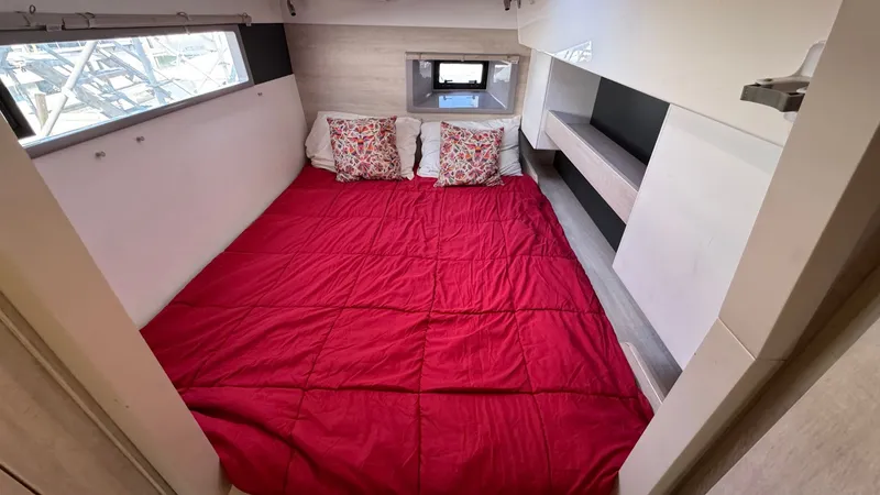 Slide: The Image of 2018 Leopard Power Cat Starboard Side Companionway Storage - 38