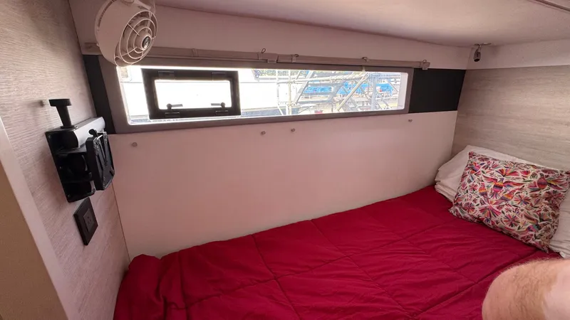 Slide: The Image of 2018 Leopard Power Cat Starboard Side Aft Primary Stateroom - 39