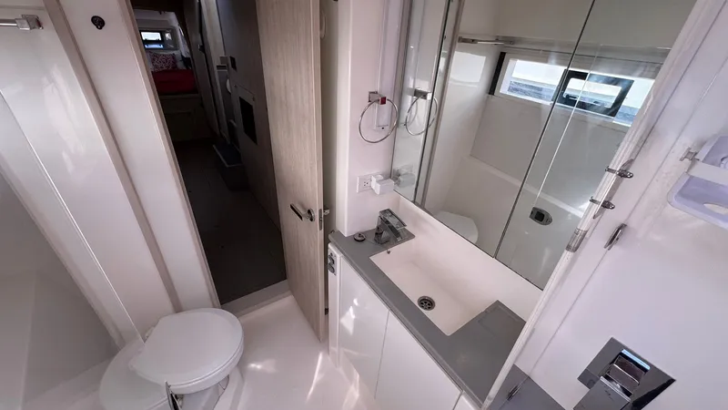 Slide: The Image of 2018 Leopard Power Cat Starboard Side Forward Head - 46