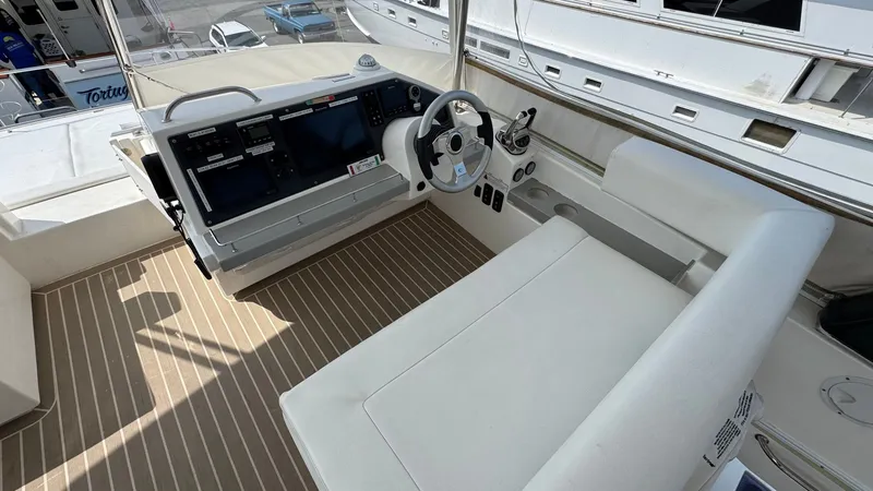 Slide: The Image of 2018 Leopard Power Cat Flybridge facing aft - 51