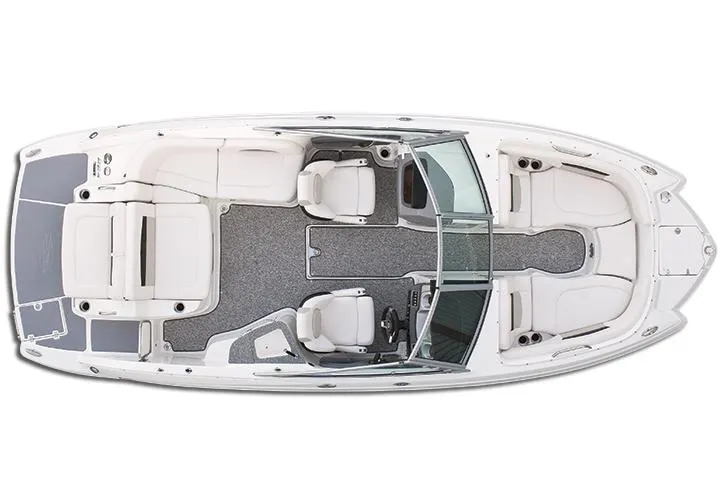 Slide: The Image of Manufacturer Provided Image: 2014 Chaparral 224 Sunesta boat interior layout, top view. - 44