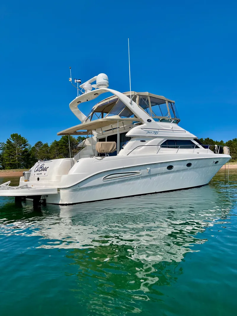 Slide: The Image of Sea Ray 450 Express Bridge 2002 - 0