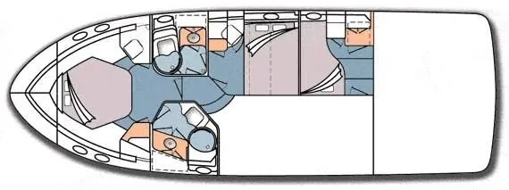 Slide: The Image of Sea Ray 450 Express Bridge 2002 - 30
