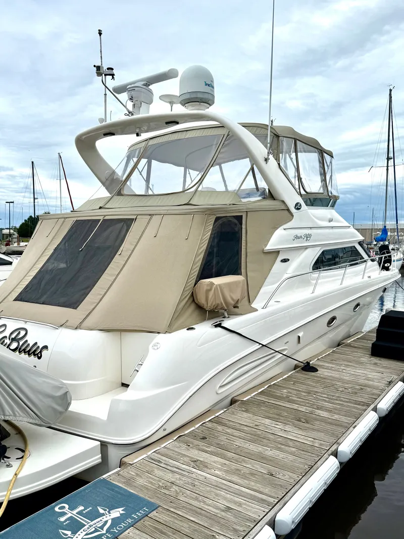 Slide: The Image of Sea Ray 450 Express Bridge 2002 - 5