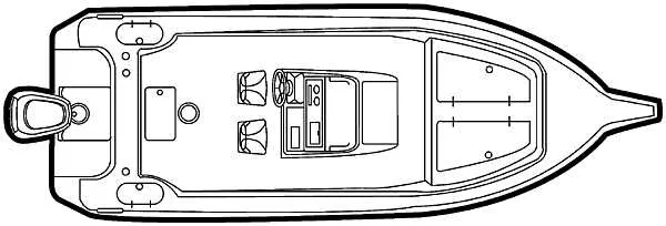 Slide: The Image of Trailer wheels of a 2000 Century 2300 Center Console boat on grass. - 13