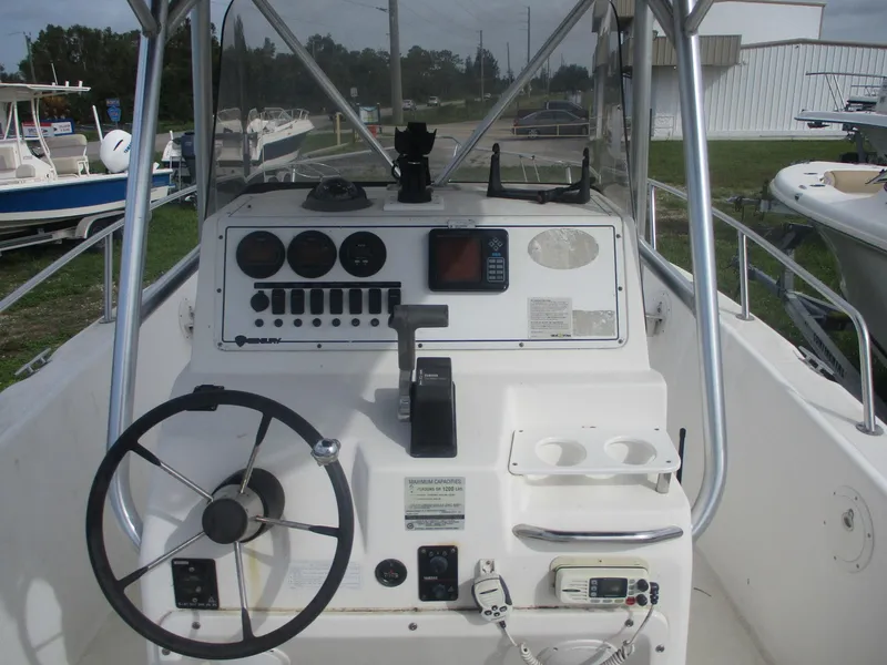 Slide: The Image of Century 2300 Center Console 2000 model, featuring steering wheel and control panel. - 5