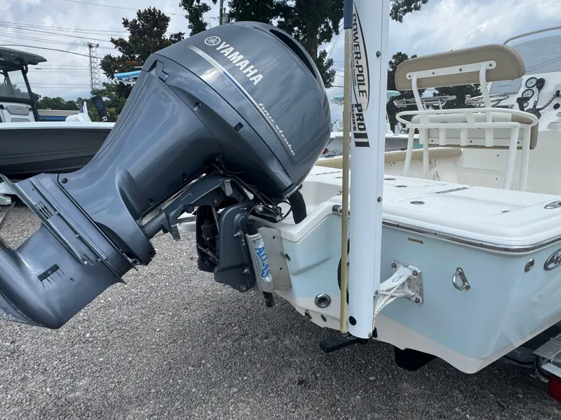 Slide: The Image of 2016 Key West 210BR boat with Yamaha outboard motor and Power-Pole Pro anchor system. - 3