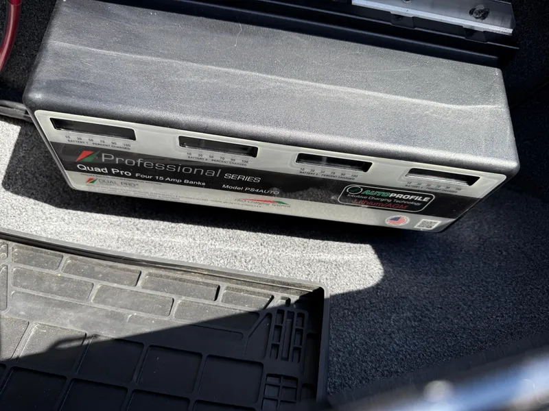 Slide: The Image of Battery charger in a 2022 Ranger 1880MS, Professional Series Quad Pro model PS4AUTL. - 14