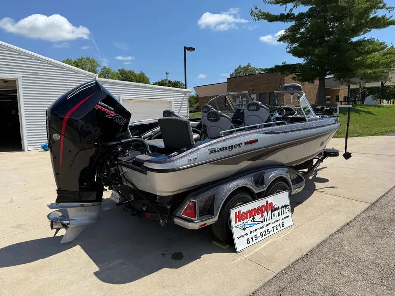 Slide: The Image of 2022 Ranger 1880MS boat with Mercury engine at Hennepin Marine dealership. - 7