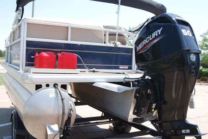Slide: The Image of 2022 Sun Tracker Bass Buggy 16 XL with Mercury 50 outboard motor. - 3
