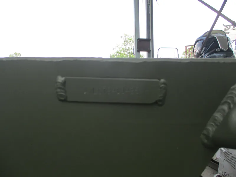 Slide: The Image of 2025 Alweld 1448 DS boat with visible identification plate. - 15